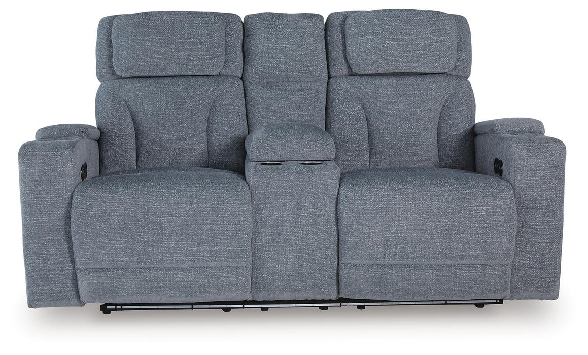 Forest Lake Power Reclining Loveseat with Console - Massey's Furniture Barn (Watertown, NY) 