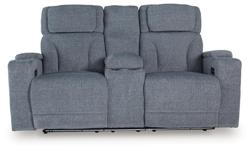 Forest Lake Power Reclining Loveseat with Console - Massey's Furniture Barn (Watertown, NY) 