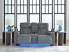 Forest Lake Power Reclining Loveseat with Console - Massey's Furniture Barn (Watertown, NY) 
