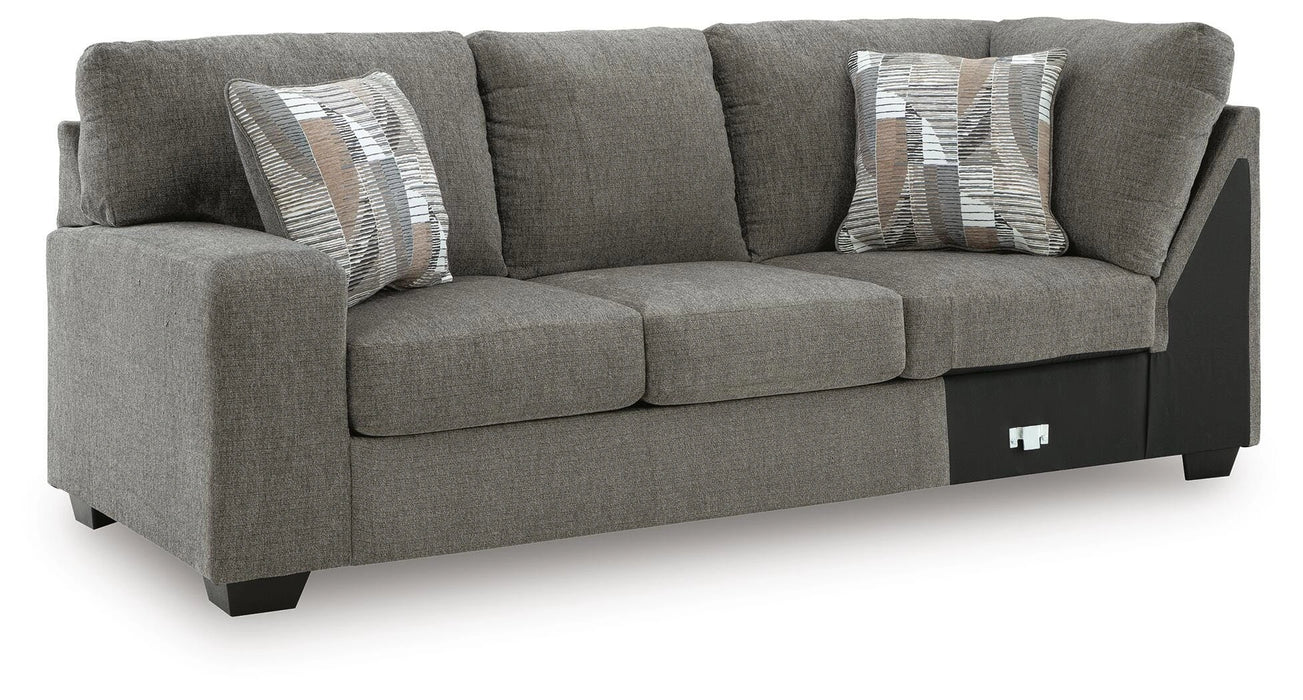 Newellen Sleeper Sectional with Chaise - Massey's Furniture Barn (Watertown, NY) 