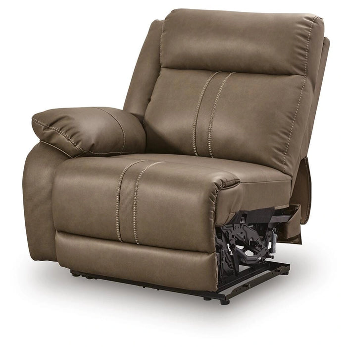 Max-Media Power Reclining Sectional Loveseat - Massey's Furniture Barn (Watertown, NY) 