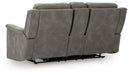 Next-Gen DuraPella Power Reclining Loveseat with Console - Massey's Furniture Barn (Watertown, NY) 