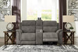 Next-Gen DuraPella Power Reclining Loveseat with Console - Massey's Furniture Barn (Watertown, NY) 