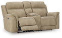 Next-Gen DuraPella Power Reclining Loveseat with Console - Massey's Furniture Barn (Watertown, NY) 