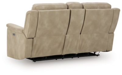 Next-Gen DuraPella Power Reclining Loveseat with Console - Massey's Furniture Barn (Watertown, NY) 