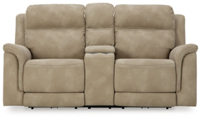 Next-Gen DuraPella Power Reclining Loveseat with Console - Massey's Furniture Barn (Watertown, NY) 