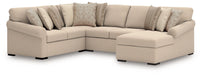 LadyMae Sectional with Chaise - Massey's Furniture Barn (Watertown, NY) 