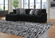 Midnight-Madness Sectional with Chaise - Massey's Furniture Barn (Watertown, NY) 