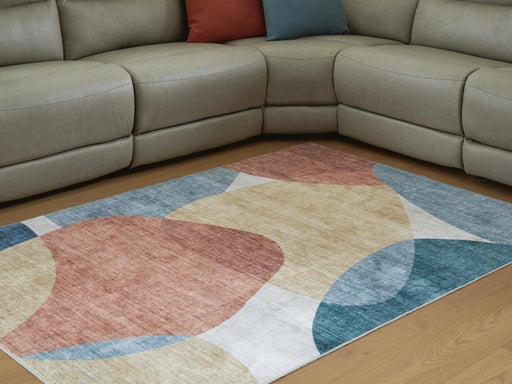 Chanleigh Washable 5' x 7' Area Rug - Massey's Furniture Barn (Watertown, NY) 