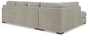 Calnita Sectional with Chaise - Massey's Furniture Barn (Watertown, NY) 