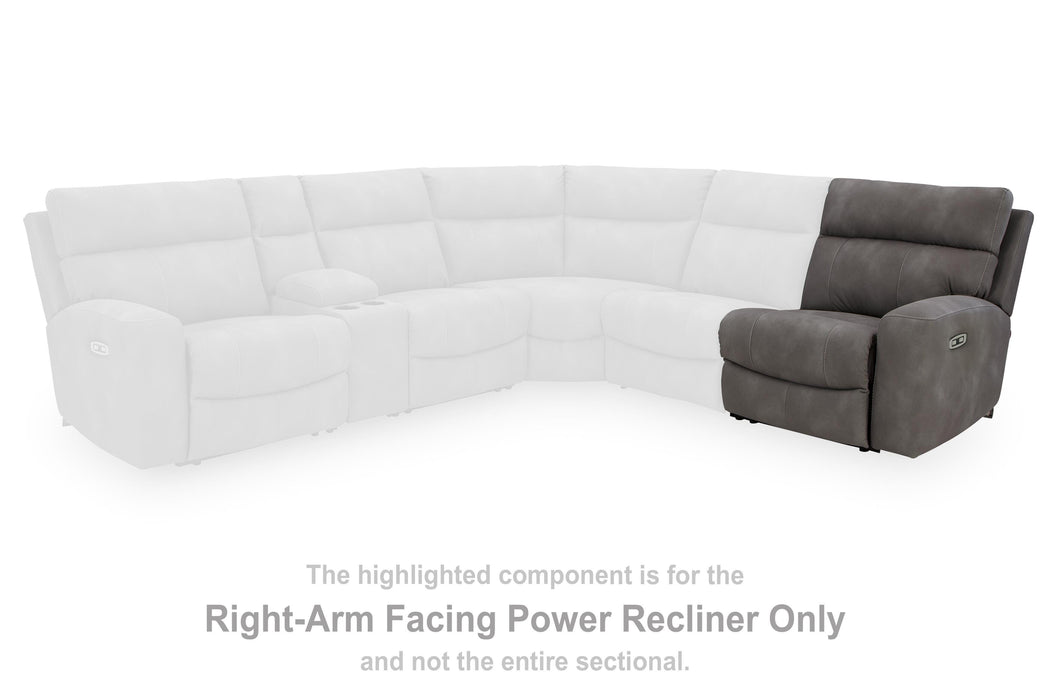 Next-Gen DuraPella Power Reclining Sectional - Massey's Furniture Barn (Watertown, NY) 