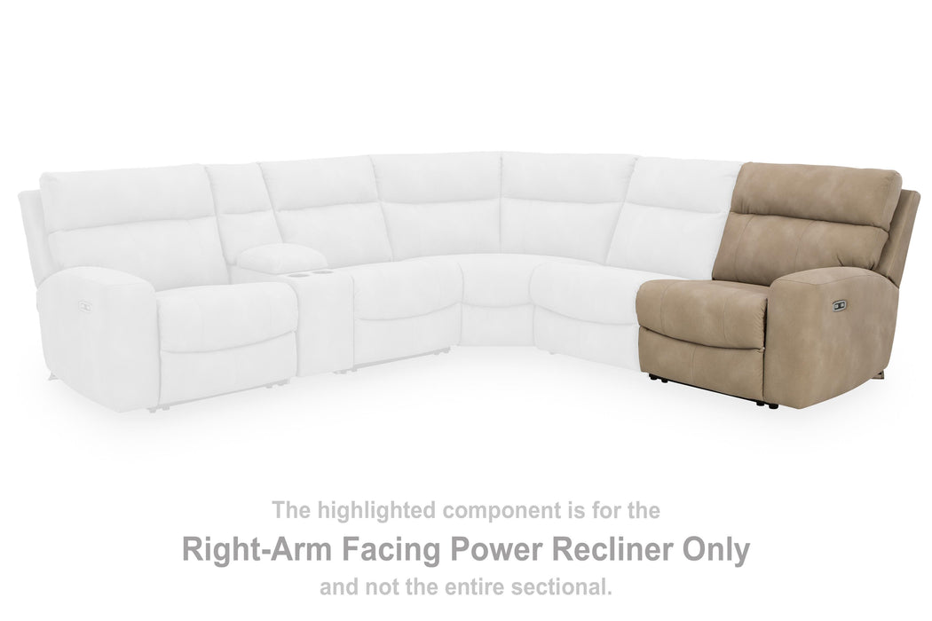 Next-Gen DuraPella Power Reclining Sectional - Massey's Furniture Barn (Watertown, NY) 