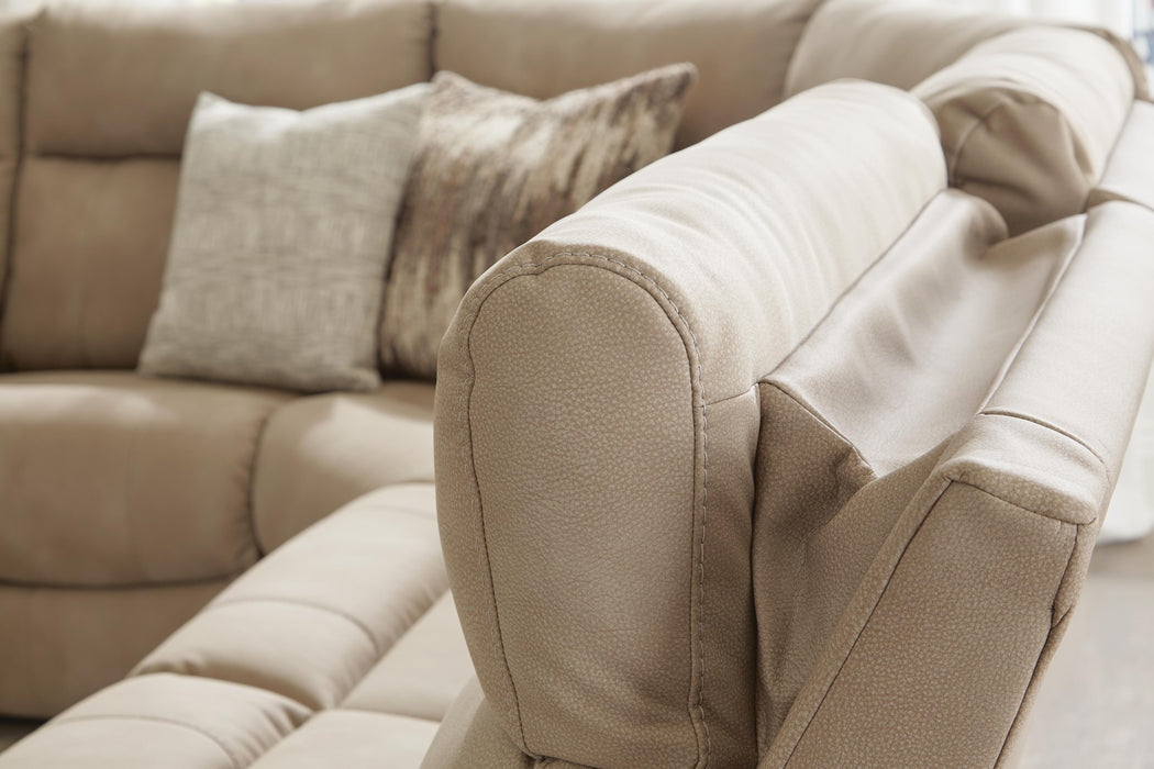 Next-Gen DuraPella Power Reclining Sectional - Massey's Furniture Barn (Watertown, NY) 