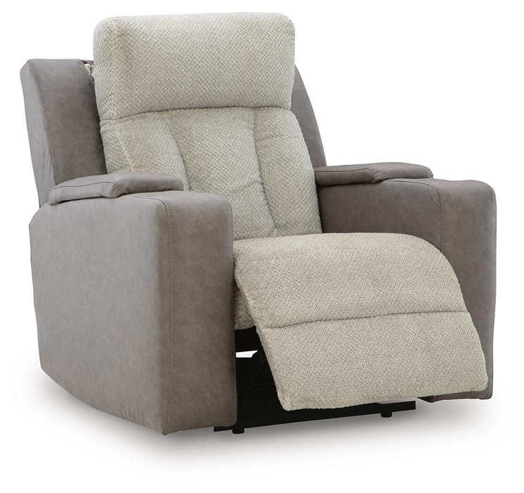 Stately Check Power Recliner - Massey's Furniture Barn (Watertown, NY) 