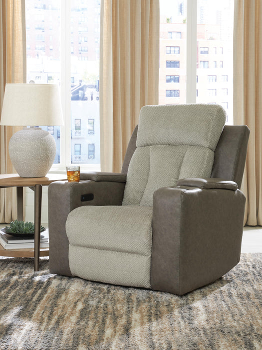Stately Check Power Recliner - Massey's Furniture Barn (Watertown, NY) 