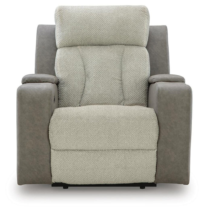 Stately Check Power Recliner - Massey's Furniture Barn (Watertown, NY) 