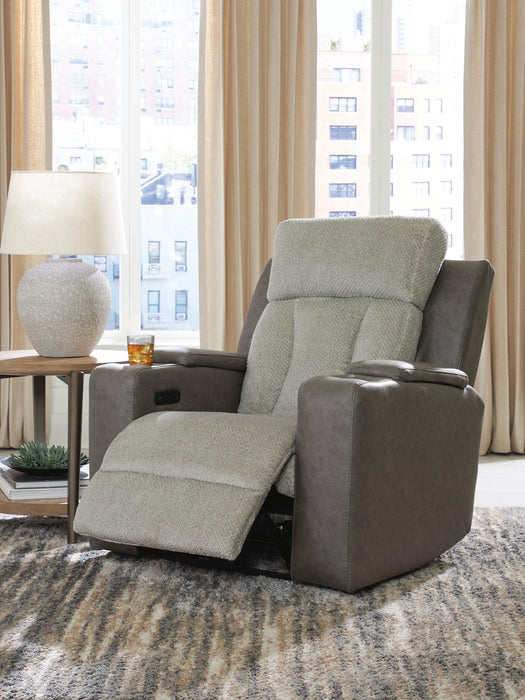 Stately Check Power Recliner - Massey's Furniture Barn (Watertown, NY) 