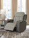 Stately Check Power Recliner - Massey's Furniture Barn (Watertown, NY) 
