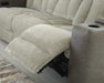 Stately Check Power Reclining Sofa - Massey's Furniture Barn (Watertown, NY) 