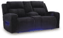 TwinBrooke Power Reclining Loveseat with Console - Massey's Furniture Barn (Watertown, NY) 