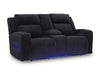 TwinBrooke Power Reclining Loveseat with Console - Massey's Furniture Barn (Watertown, NY) 
