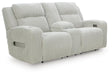 TwinBrooke Power Reclining Loveseat with Console - Massey's Furniture Barn (Watertown, NY) 