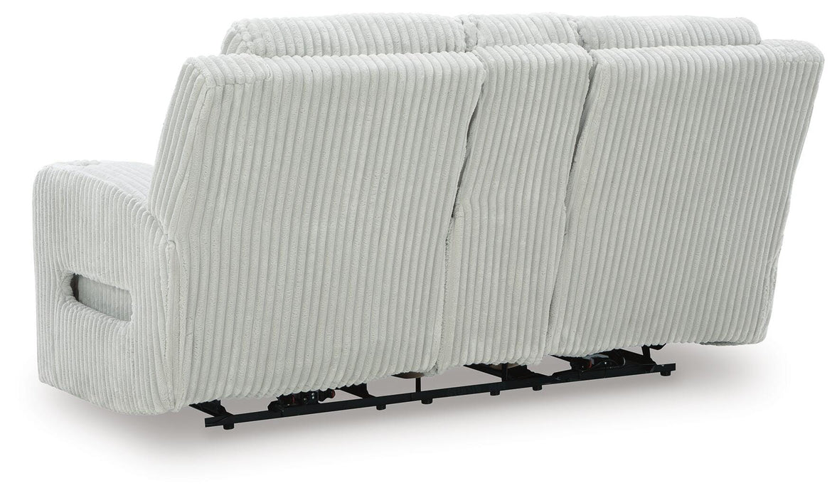 TwinBrooke Power Reclining Loveseat with Console - Massey's Furniture Barn (Watertown, NY) 