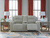 TwinBrooke Power Reclining Loveseat with Console - Massey's Furniture Barn (Watertown, NY) 
