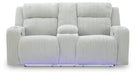 TwinBrooke Power Reclining Loveseat with Console - Massey's Furniture Barn (Watertown, NY) 