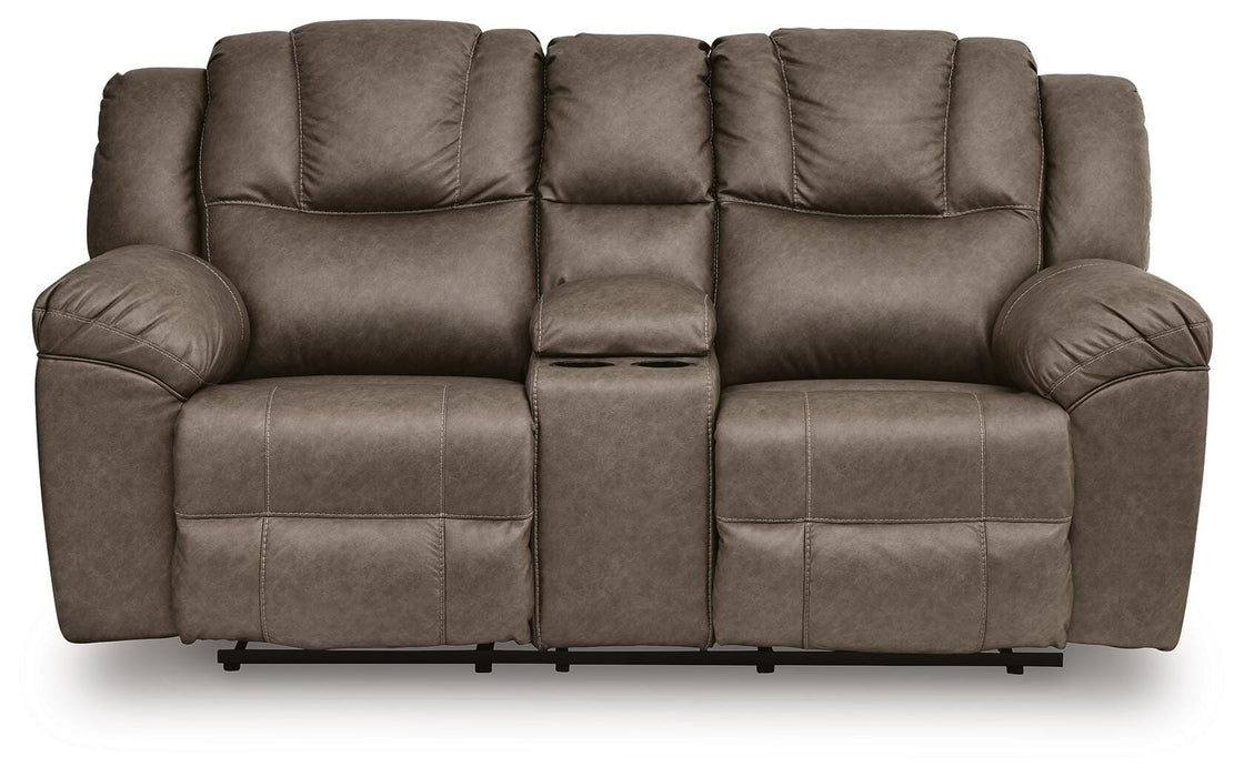 Knoxlee Reclining Loveseat with Console - Massey's Furniture Barn (Watertown, NY) 