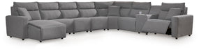 Modmax II Power Reclining Sectional with Console - Massey's Furniture Barn (Watertown, NY) 