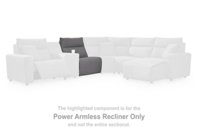 Modmax II Power Reclining Sectional with Audio Consoles - Massey's Furniture Barn (Watertown, NY) 