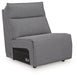 Modmax II Power Reclining Sectional with Audio Consoles - Massey's Furniture Barn (Watertown, NY) 