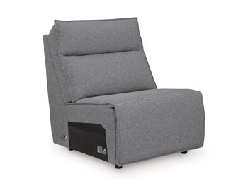Modmax II Reclining Sectional with Chaise and Console - Massey's Furniture Barn (Watertown, NY) 