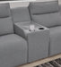 Modmax II Power Reclining Sectional with Chaise and Console - Massey's Furniture Barn (Watertown, NY) 