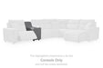 Modmax II Power Reclining Sectional with Consoles - Massey's Furniture Barn (Watertown, NY) 