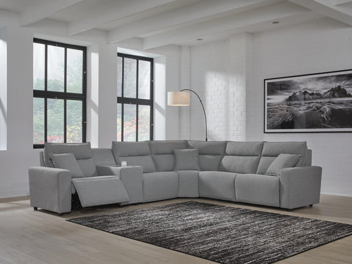 Modmax II Reclining Sectional with Console - Massey's Furniture Barn (Watertown, NY) 
