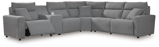 Modmax II Reclining Sectional with Console - Massey's Furniture Barn (Watertown, NY) 