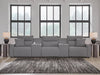 Modmax II Power Reclining Sectional with Consoles - Massey's Furniture Barn (Watertown, NY) 