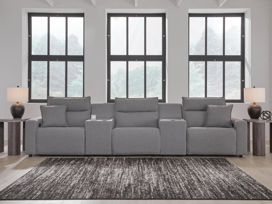 Modmax II Power Reclining Sectional with Consoles - Massey's Furniture Barn (Watertown, NY) 