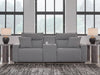 Modmax II Power Reclining Sectional with Console - Massey's Furniture Barn (Watertown, NY) 