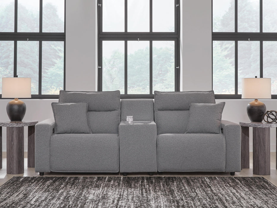 Modmax II Power Reclining Sectional with Console - Massey's Furniture Barn (Watertown, NY) 