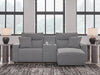 Modmax II Power Reclining Sectional with Chaise and Console - Massey's Furniture Barn (Watertown, NY) 