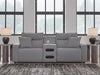 Modmax II Power Reclining Sectional with Audio Console - Massey's Furniture Barn (Watertown, NY) 