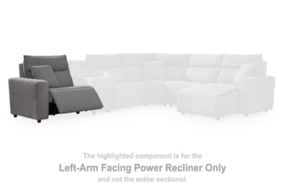 Modmax II Power Reclining Sectional with Audio Consoles - Massey's Furniture Barn (Watertown, NY) 