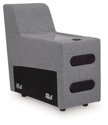 Modmax II Power Reclining Sectional with Audio Consoles - Massey's Furniture Barn (Watertown, NY) 