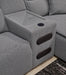 Modmax II Power Reclining Sectional with Audio Consoles - Massey's Furniture Barn (Watertown, NY) 