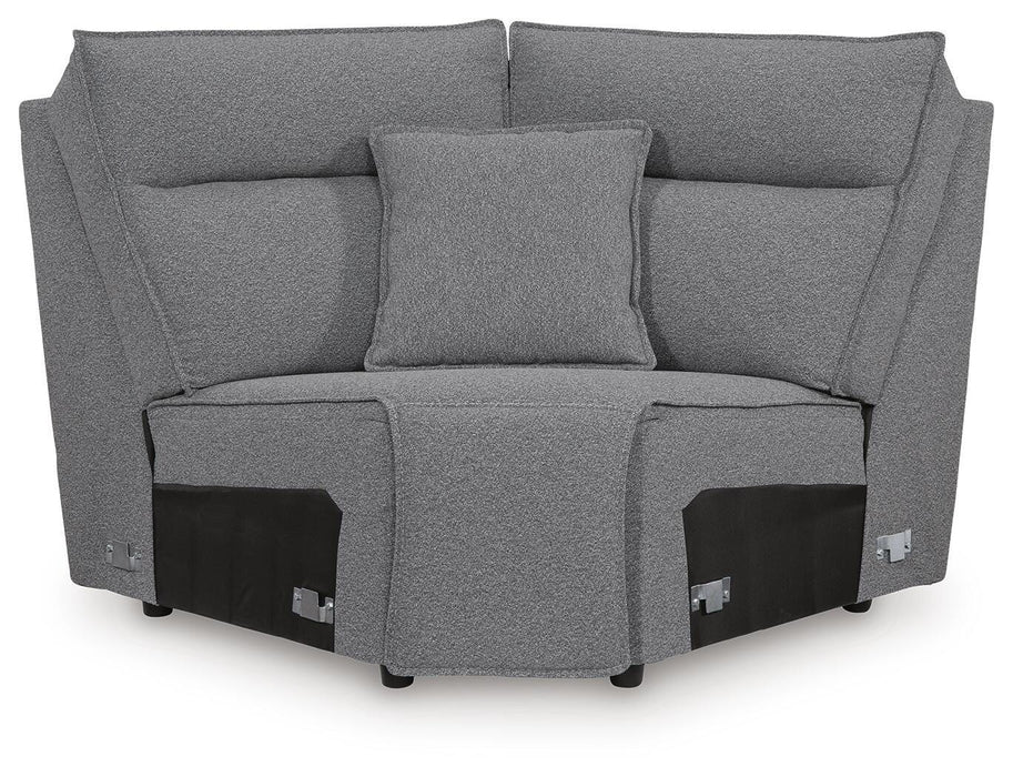 Modmax II Reclining Sectional with Chaise and Audio Console - Massey's Furniture Barn (Watertown, NY) 