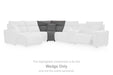 Modmax II Reclining Sectional with Chaise and Audio Console - Massey's Furniture Barn (Watertown, NY) 