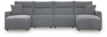 Modmax II Reclining Sectional with Double Chaise - Massey's Furniture Barn (Watertown, NY) 